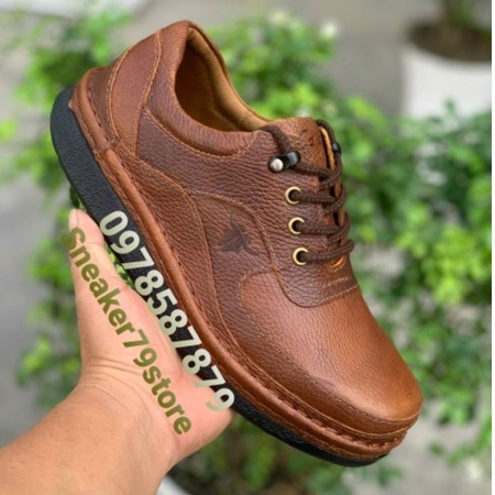 Giày Da Bò Lanew Nâu Cafe Nam   Hình Ảnh Sản Phẩm Độc Quyền Tại Sneaker79store
