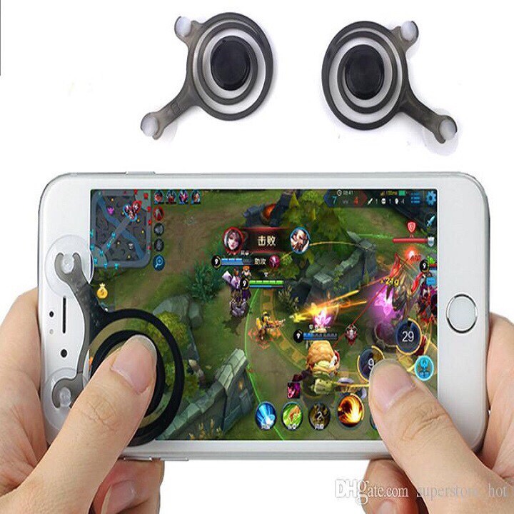 Cặp nút Joystick hỗ trợ chơi game điện thoại: Liên Quân, PUBG, ROS, nhập vai