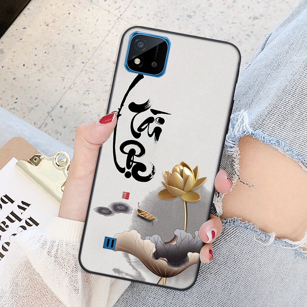 Ốp lưng Realme C11 2021 / C20 in hình chữ tài chữ lộc, Cha Mẹ, bình an SIÊU ĐẸP