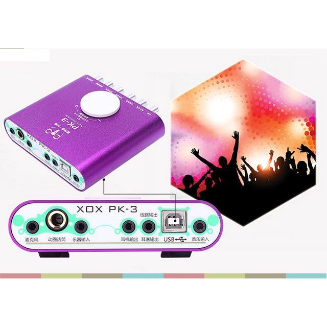 Card sound hát online XOX PK-3 - Sound card