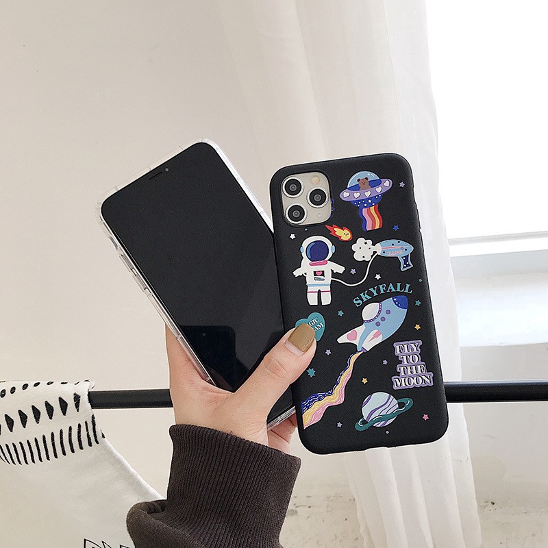 Ốp điện thoại mềm hình phi hành gia cho iphone 6 6s 7 8 plus ix xr xs max se2 11 pro max 7plus 8plus 6plus | BigBuy360 - bigbuy360.vn