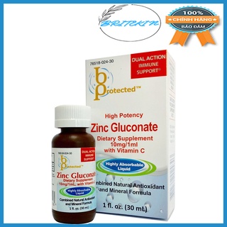 Siro Bổ Sung Kẽm & Vitamin C Cho Bé Bprotected Pedia Zinc Gluconate With Vitamin C  30ml