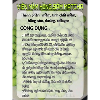 Kẹo mầm viên mầm nhiều vị