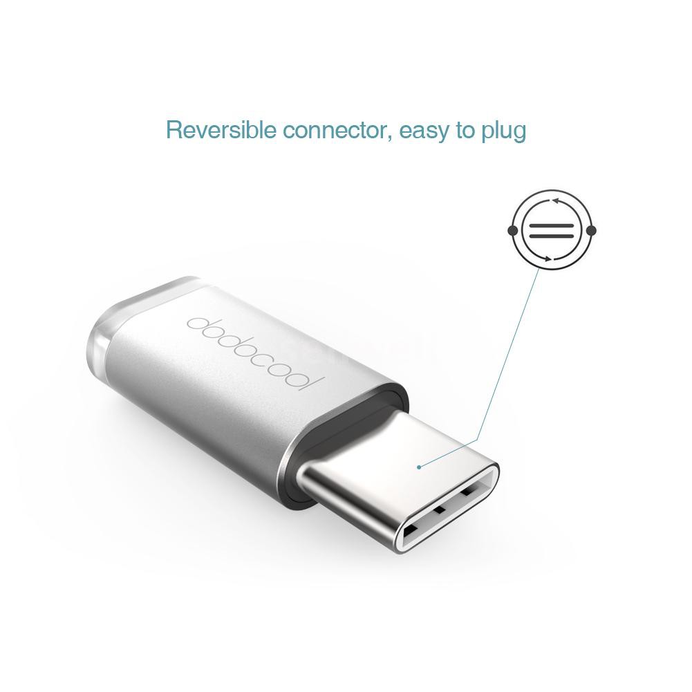 Bộ chuyển đổi đầu USB Type-C ra Micro USB cho MacBook/ChromeBook/Lenovo/Asus/Nokia/Lumia/Nexus/HTC/MeiZu