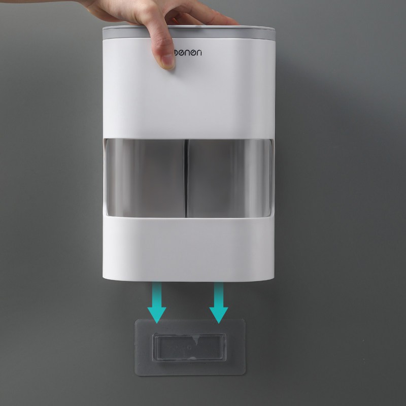 Kệ Úp Cốc Giấy Dán Tường OENON Có Ngăn Để Trà và Cafe Tiện Lợi