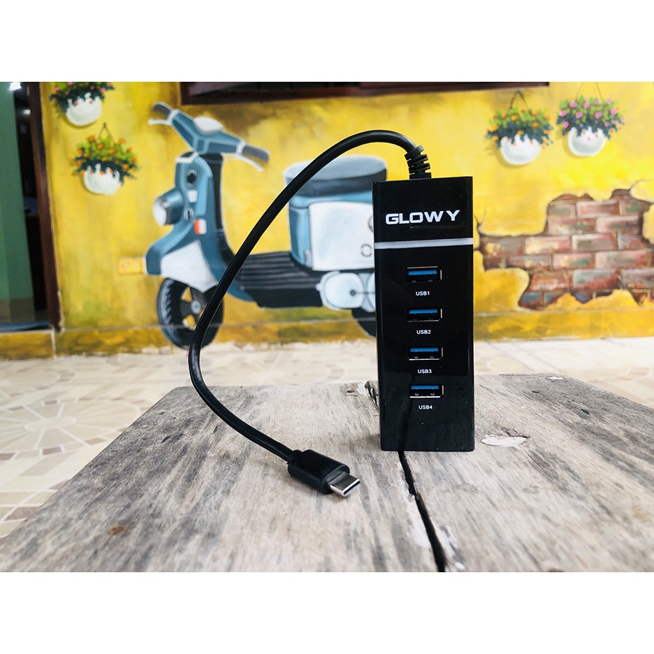 Hub 4 USB Gloway H6CB _ Bảo hành 12 tháng