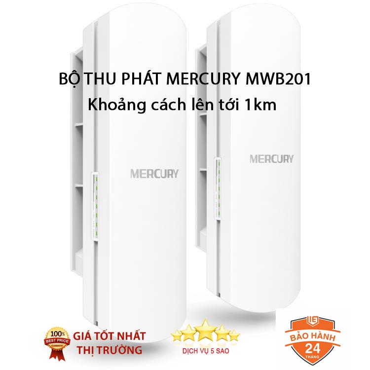 Bộ thu phát wifi MERCURY MWB201 khoảng cách 1km