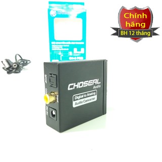 bộ chuyển đổi âm thanh quang optical CHOSEAL - hàng chính hãng.