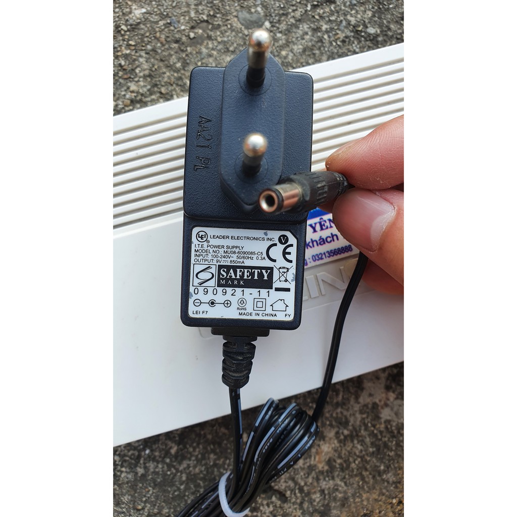 Nguồn 9V - 0.85A cho modem wifi và các thiết bị khác