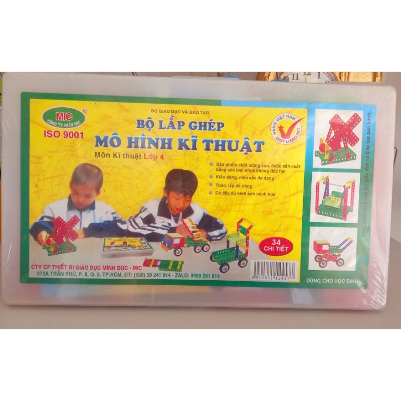 bộ lắp ghép mô hình kỹ thuật lớp 4 (MIC)