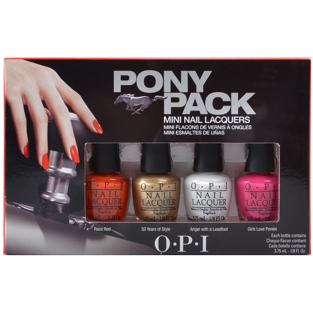 Set sơn OPI mini PONI PACK 4 chai 3.75ML