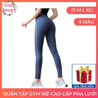 quần tập gym nữ lưng cao cao cấp pha lưới tam giác có nhiều màu phối đồ tập gym nữ đẹp tphcm-CR028