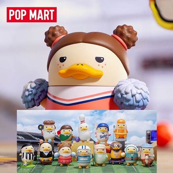 Búp Bê POPMART Duckoo Câu Lạc Bộ Bóng Mù Trang Trí Hộp Quà Tặng Thời Thượng