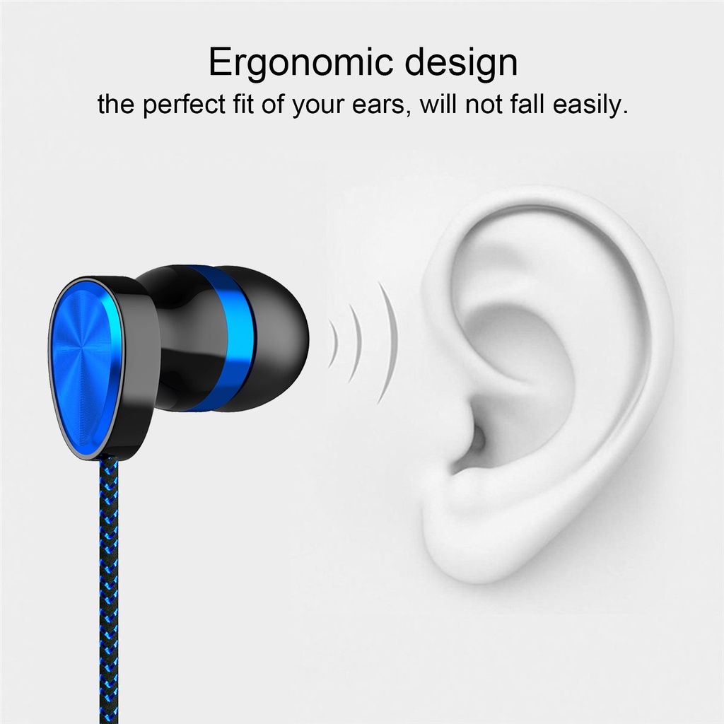 Tai nghe nhét tai có dây 3.5mm có mic cho điện thoại thông minh