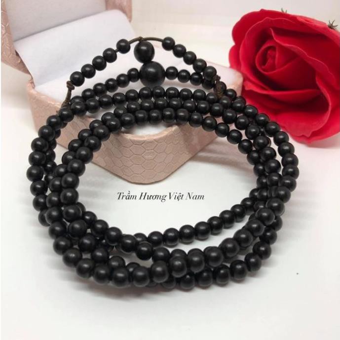 Vòng tay Trầm hương Indo 108 hạt, size 6mm (nữ) và 8mm (nam) | BigBuy360 - bigbuy360.vn