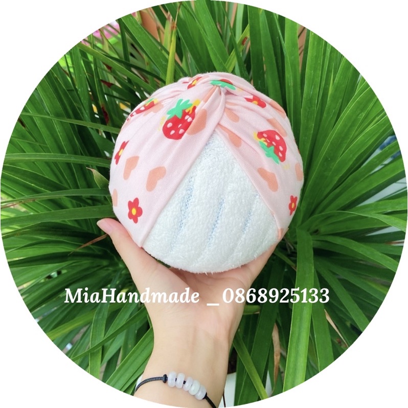 MŨ TURBAN CHO BÉ GÁI RẺ ĐẸP CHẤT COTTON MỀM MỊN - VỪA LÀM ĐIỆU, VỪA CHE THÓP CHO BÉ