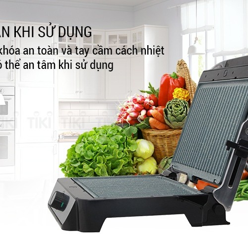 Ép bánh mì, kẹp bánh mì Tiross TS9654, hàng chính hãng, bảo hành 12 tháng.