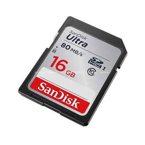 k89 Thẻ nhớ SDHC SanDisk Ultra 533x 16GB Class 10 UHS-I 80MB/s (Xám) 1