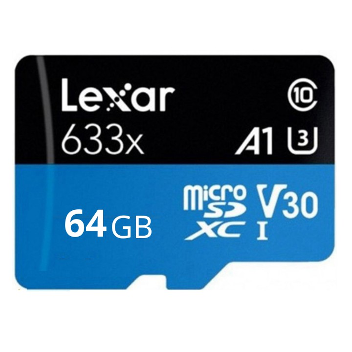 Thẻ nhớ Micro SD 32G / 64G / 128G lexar - tốc độ cao chuyện dụng cho Camera, Smartphone, loa đài, BH 2 năm 1 đổi 1