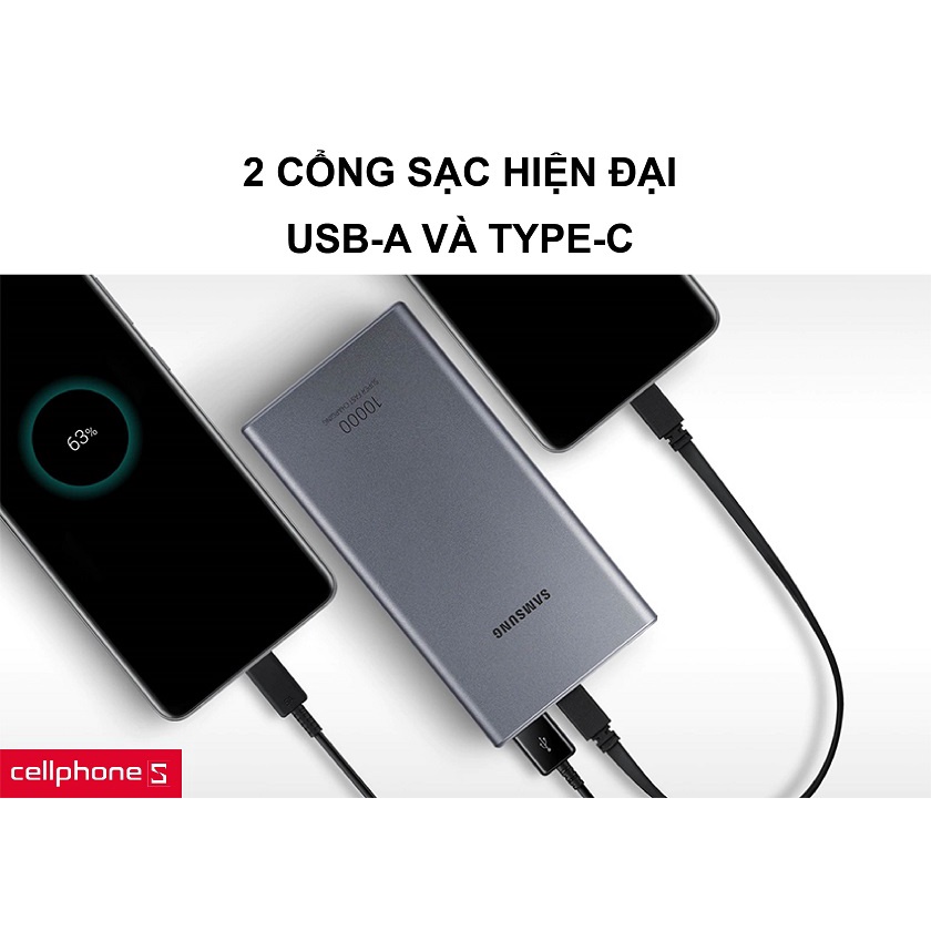 Pin sạc dự phòng SamSung EB-P3300X 10.000 MAH sạc nhanh 25W chính hãng