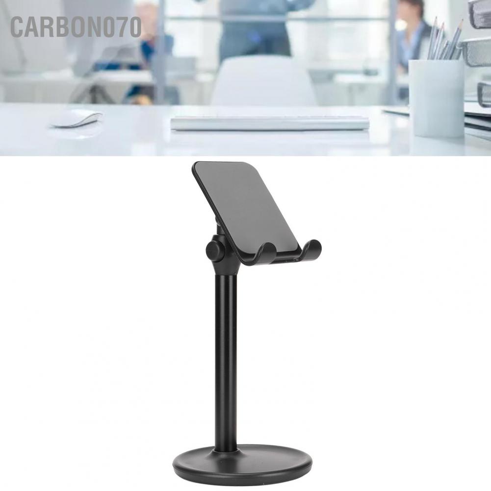 Carbon070 Phone Holder Aluminium Alloy Adjust 45 Degrees User Friendly Design Cell Stand