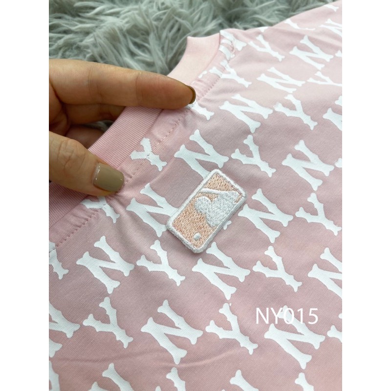 (HÀNG XUẤT XỊN) Áo hồng nhạt NY015 M//L//B MONOGRAM MULTICO PINK Made in Cam//bodia full-tag-code  Size XS S M L