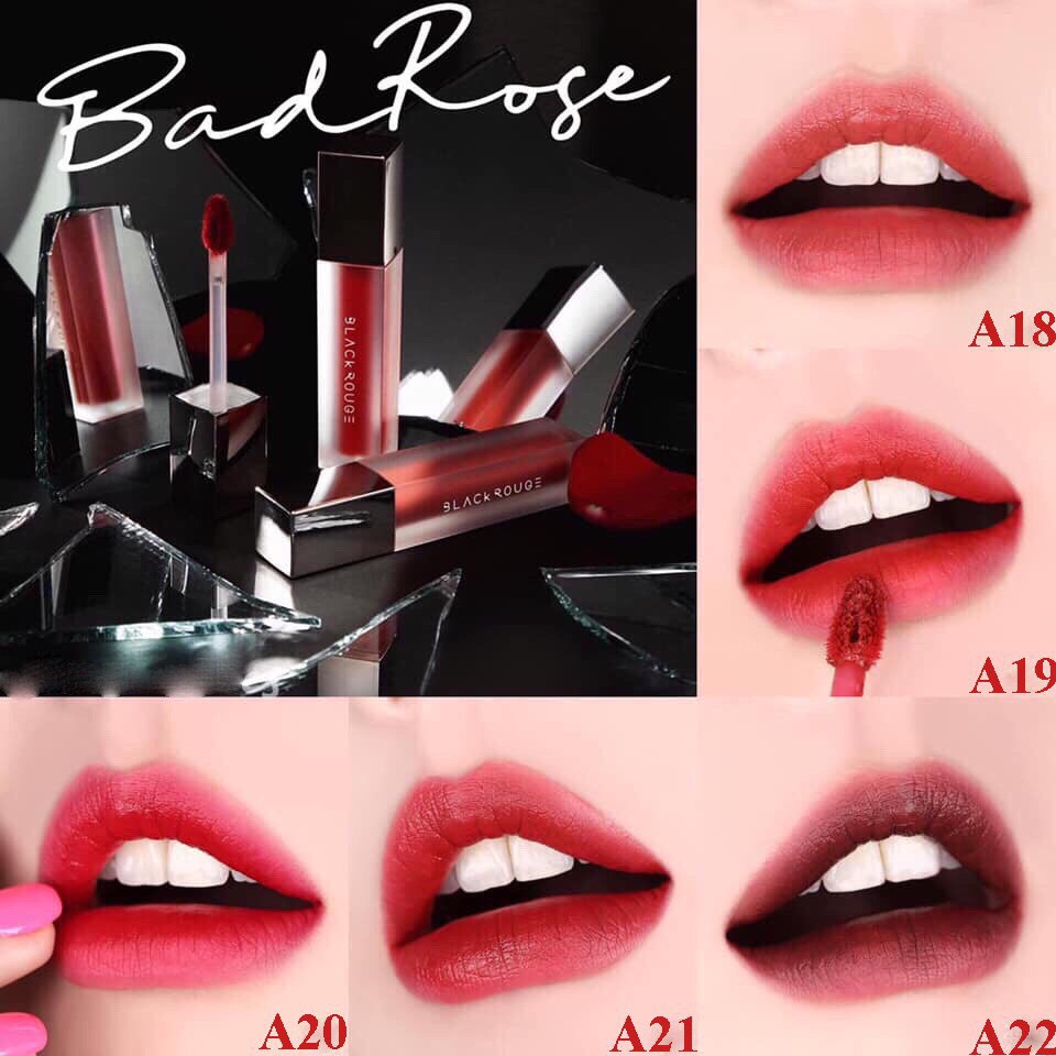 Son Kem Lì Black Rouge Black Rouge Air Fit Velvet Tint Ver.4 Bad Rose Hàng Chính Hãng