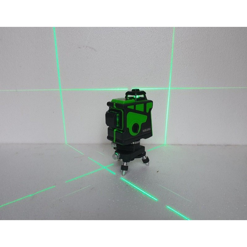 Máy cân mực Laser 12 tia Nkawa - quay 360 độ có điều khiển từ xa -tặng bộ từ hít treo tường