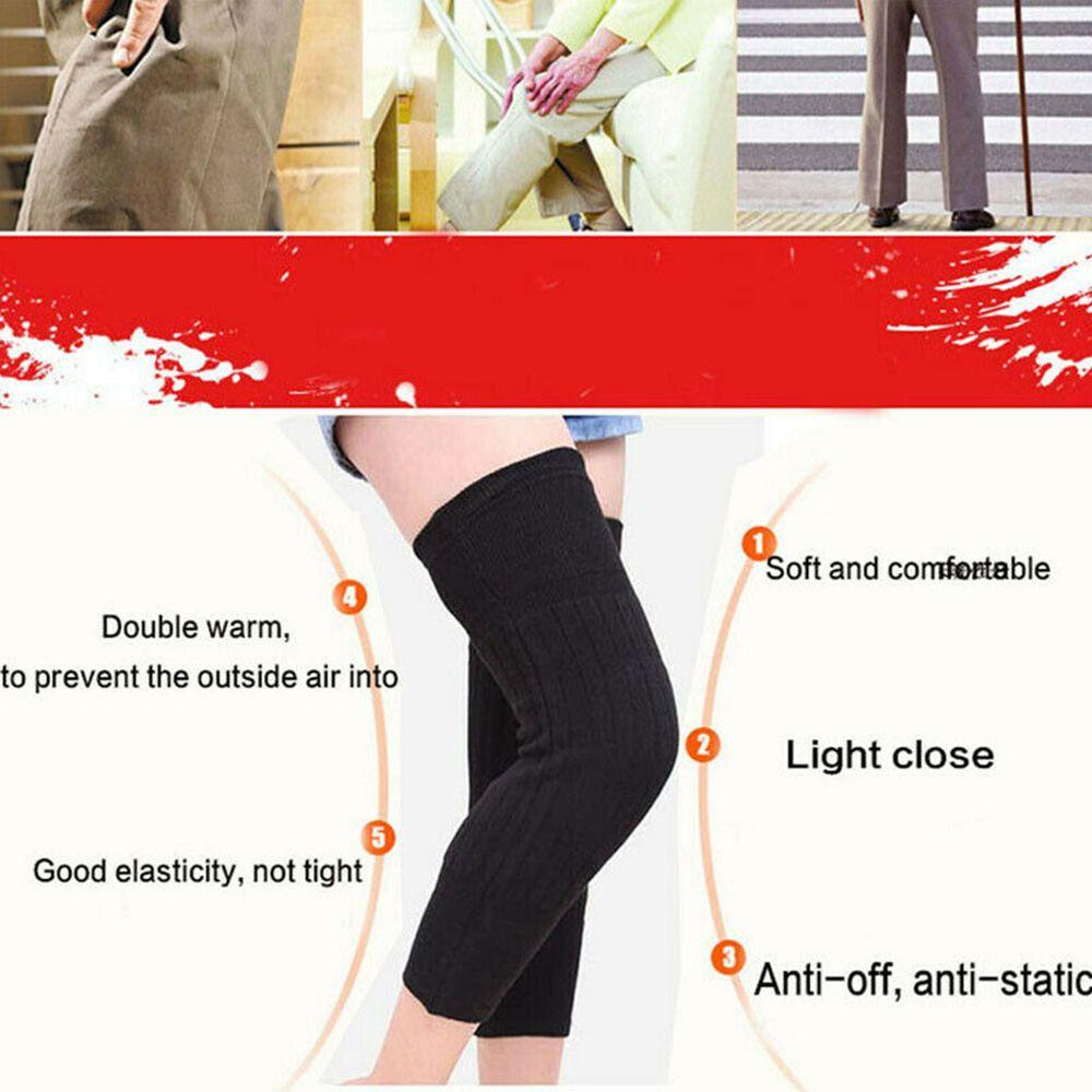 ORIENTLII 1 Đôi Vớ Len Dày Bảo Vệ Đầu Gối Chống Gió