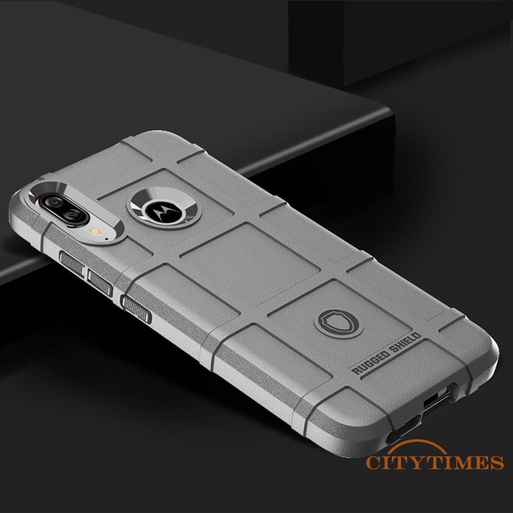Ốp điện thoại bằng TPU mềm chống sốc thiết kế túi khí cho Moto E6 Plus