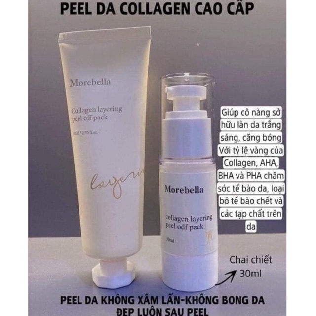 Peel Căng Bóng Collagen Morebella