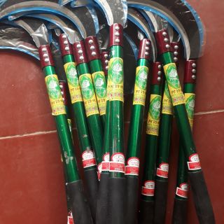 Dao  liềm phát cỏ loại to/ Dao phát cỏ  cán  dài 41cm bằng ống mạ kẽm chắc chắn