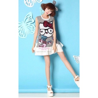 ĐẦM SỌC BABY DOLL KITTY