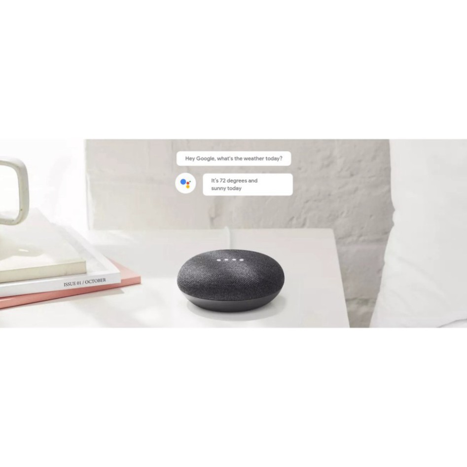 XẢ KHO THANH LÝ Loa Bluetooth thông minh Google Home Mini - Tích hợp trợ lý ảo Giao ngẫu nhiên màu xám/đen XẢ KHO THANH 