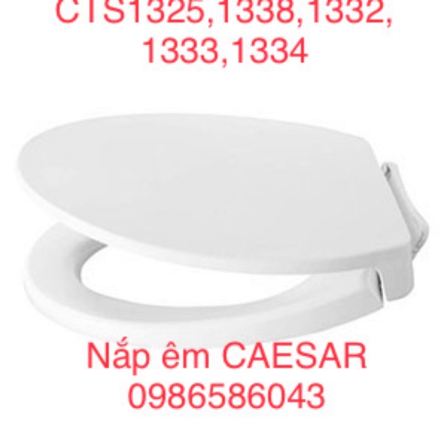 Nắp Bàn Cầu CAESAR MS220 Nắp Rơi Êm