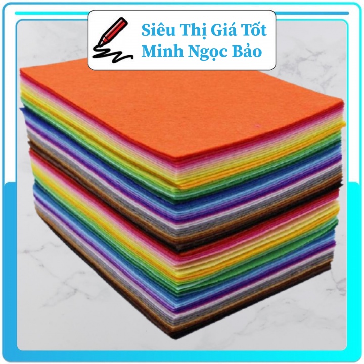 Vải Dạ Màu  Khổ 45*45 Nhiều Màu Đa Dạng