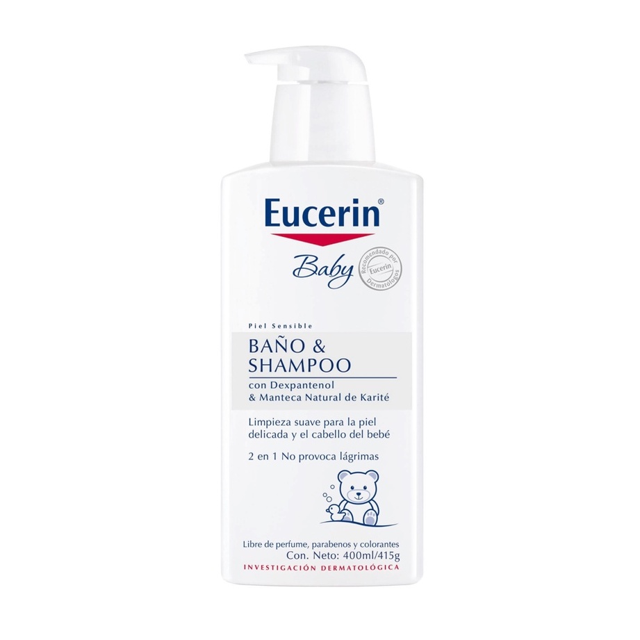 Sữa tắm gội dịu nhẹ cho bé Eucerin Baby Bano &amp; Shampoo 400ml