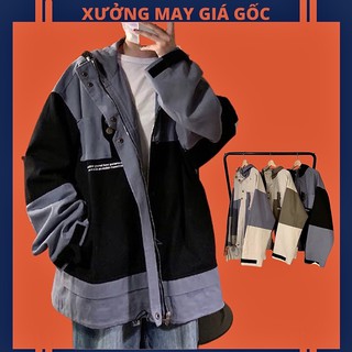🎆𝐇𝐎𝐓𝐓𝐑𝐄𝐍𝐃🎆 026 Áo Khoác Bomber Jacket (XL) KaKi 2 Lớp Forl Rộng Unisex