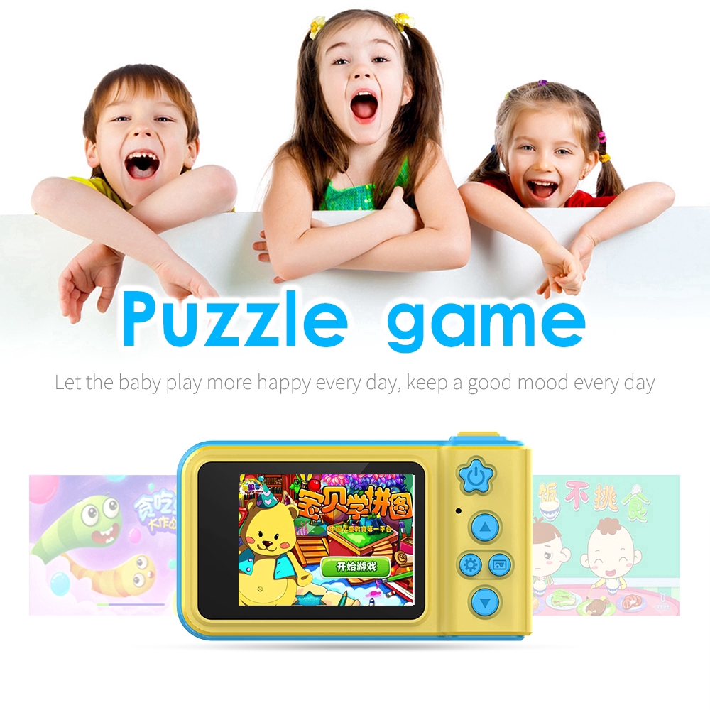 Máy ảnh trẻ em kỹ thuật số mini dễ thương thích hợp đi biển,đi chơi,dã ngoại Qùa sinh nhật cho bé ngôn ngữ tiếng | BigBuy360 - bigbuy360.vn