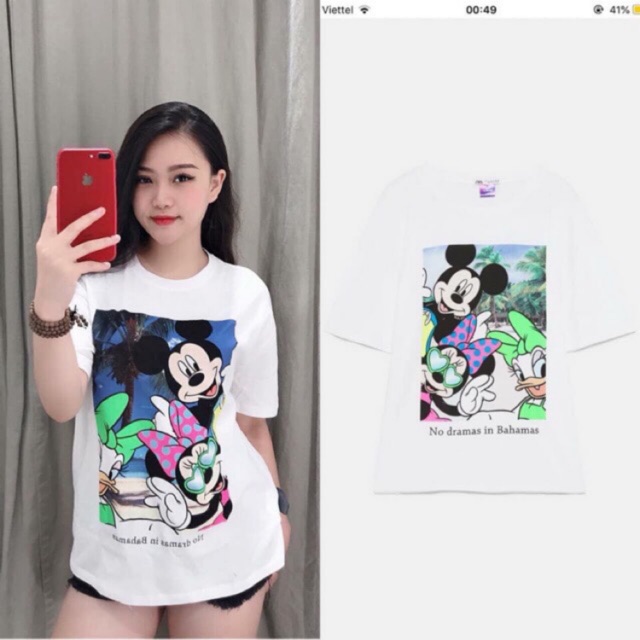 ÁO PHÔNG COTTON ZR DISNEY