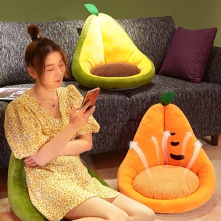 Gối tựa hình cà rốt, trái bơ