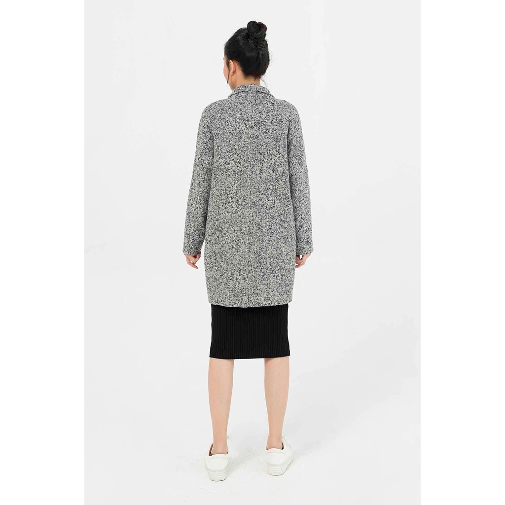 Áo choàng dạ suông túi cơi LAMER L65W20T034 (Nhiều màu)