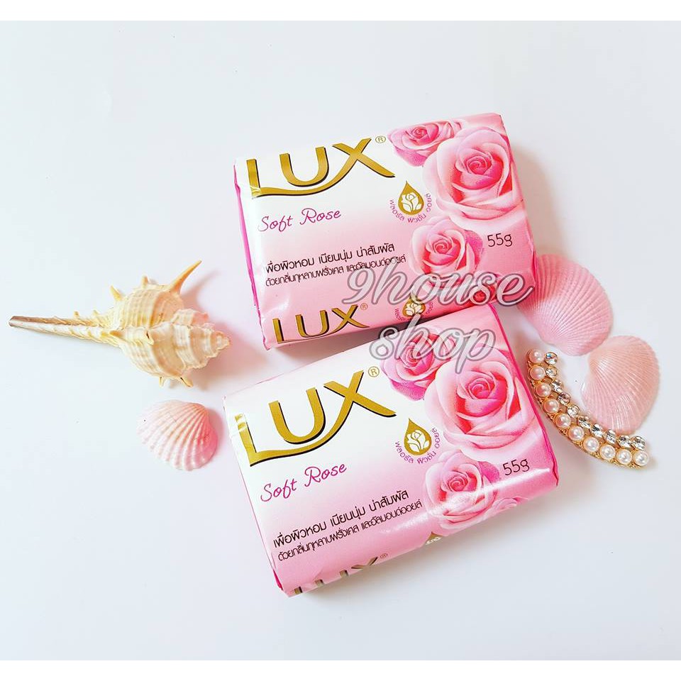 01 Cục Xà bông LUX Soft Rose Thái Lan 55 gram