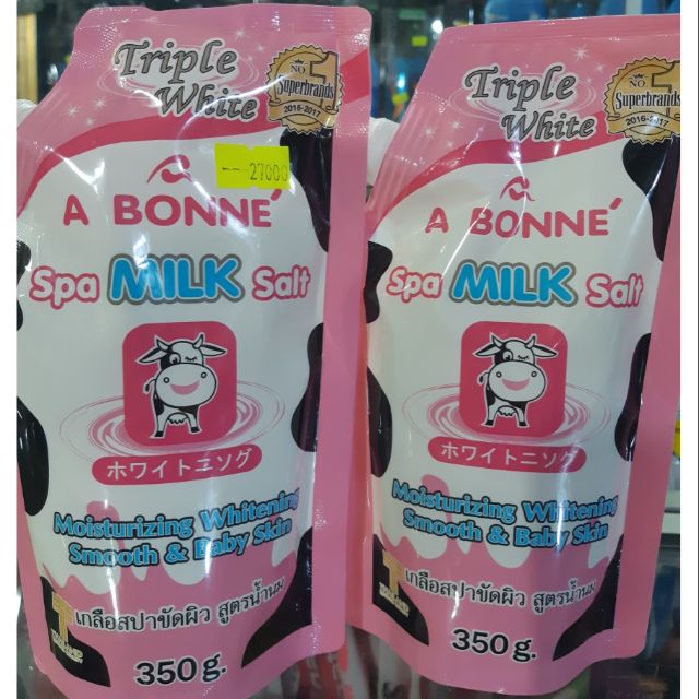 Muối sữa spa A Bone' thái lan tẩy tế bào chết 350g