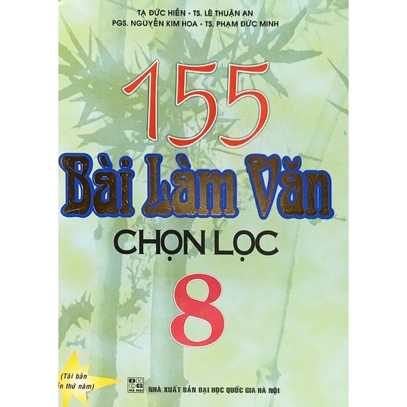 Sách - 155 Bài Làm Văn Chọn Lọc Lớp 8
