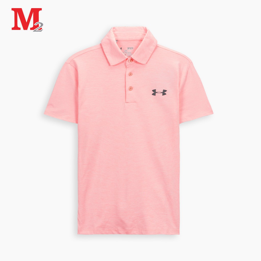 Áo polo nam cotton cộc tay cao cấp xẻ vạt màu hồng, cam, ghi D458170674 Thời trang M2