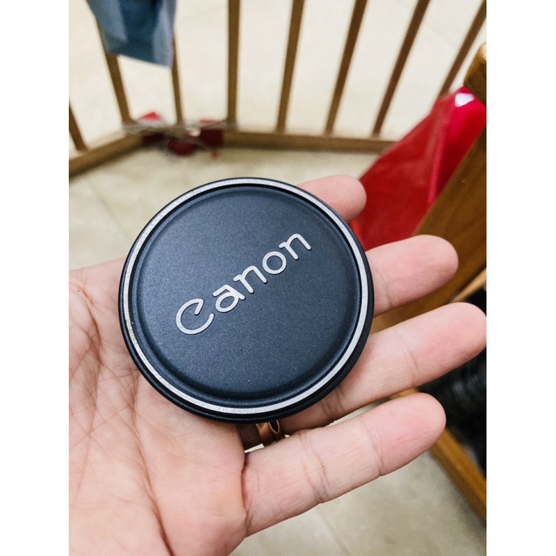 nắp zin Canon phi 58mm bằng nhôm dùng cho lens có đường kính filter 58mm