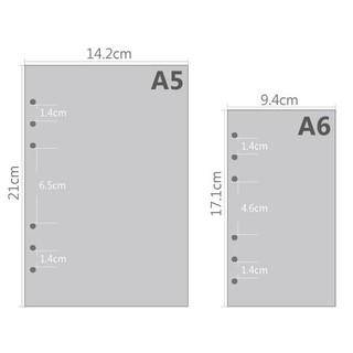 Giấy A6, A5 refill sổ còng/ sổ planner/ bullet journal.