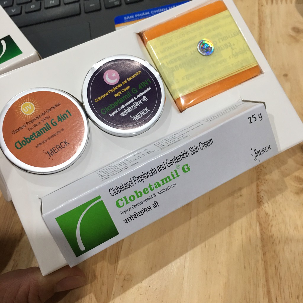 Bộ kem Clobetamil G pharma Merck nám tàn nhang mụn cao cấp | BigBuy360 - bigbuy360.vn