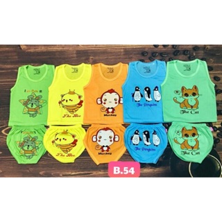 Combo 5 bộ ba lỗ quần chip cho bé